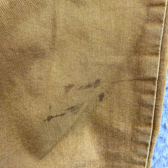 Prana Bridger Jeans Men 30x29* Orange Slim Fit Organic Cotton Performance Hiking - Picture 4 of 16